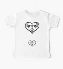 Strahlendes Herz Baby T-Shirt
