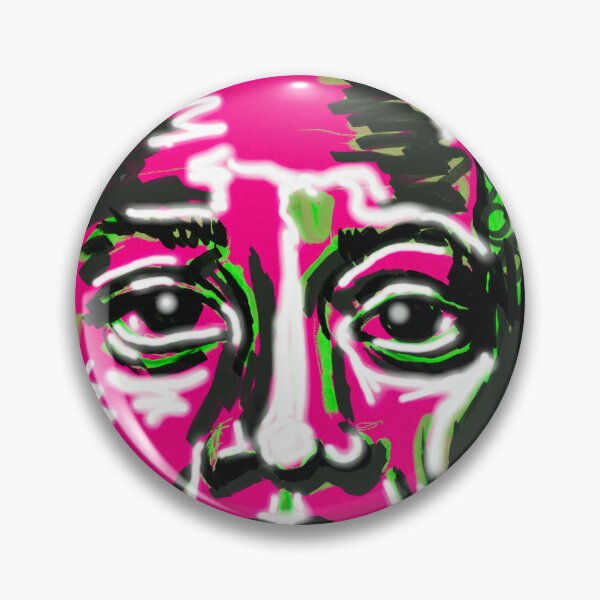 Item preview, portrait of a man on a pink background designed and sold by ElCookie.