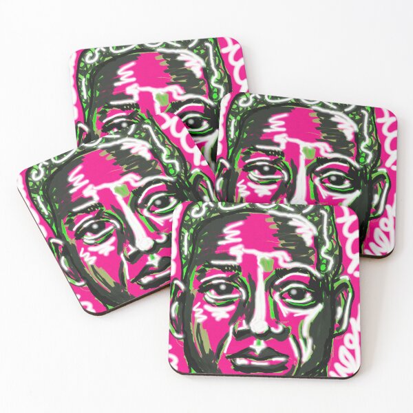 Item preview, portrait of a man on a pink background designed and sold by ElCookie.