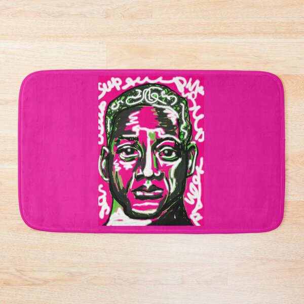 Item preview, portrait of a man on a pink background designed and sold by ElCookie.