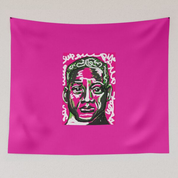 Item preview, portrait of a man on a pink background designed and sold by ElCookie.