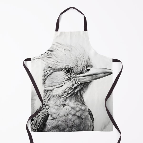 Item preview, Black and White Bird Pencil Drawing designed and sold by Pencil-Art.
