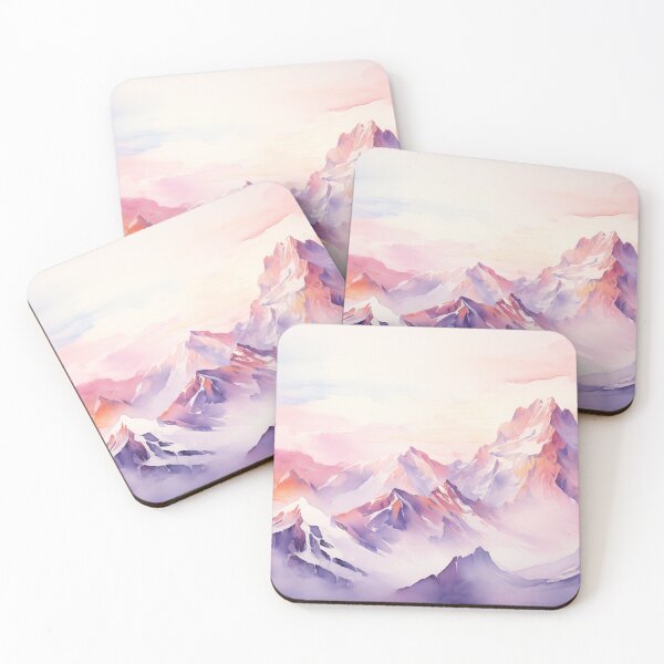 Item preview, Purple Sunset Peaks designed and sold by PrintPulseInk.