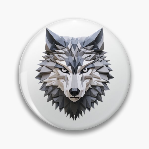 Item preview, Origami Wolf designed and sold by MailuDesigns.