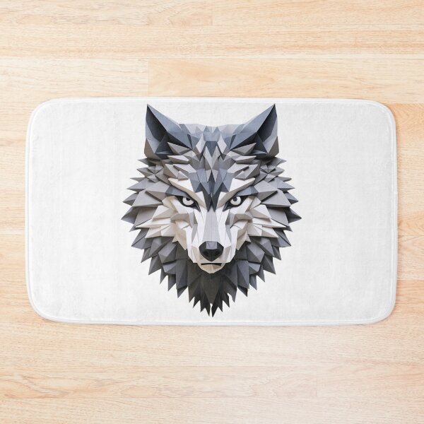 Aperçu de l'œuvre Loup en origami créée et vendue par MailuDesigns.
