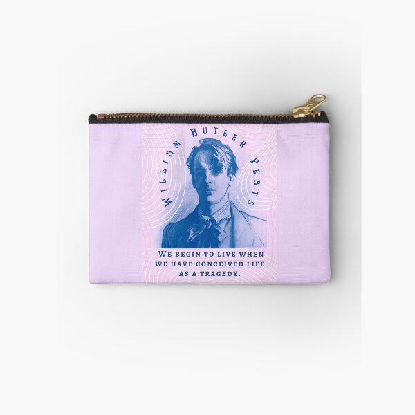 Item preview, William Butler Yeats portrait and quote: We begin to live when we have conceived life as a tragedy. designed and sold by artbleed.