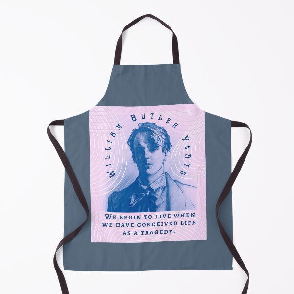Item preview, William Butler Yeats portrait and quote: We begin to live when we have conceived life as a tragedy. designed and sold by artbleed.