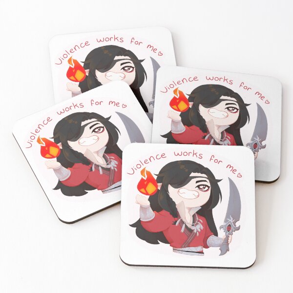 Item preview, Violence Works For Hua Cheng designed and sold by Tea Cat Arts.