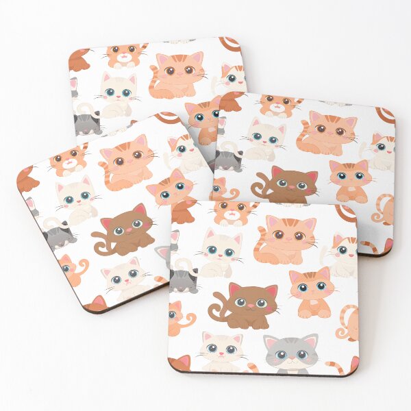 Item preview, Cartoon Kittens Seamless Pattern No.4 designed and sold by Primprapar.