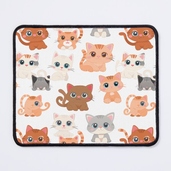Item preview, Cartoon Kittens Seamless Pattern No.4 designed and sold by Primprapar.