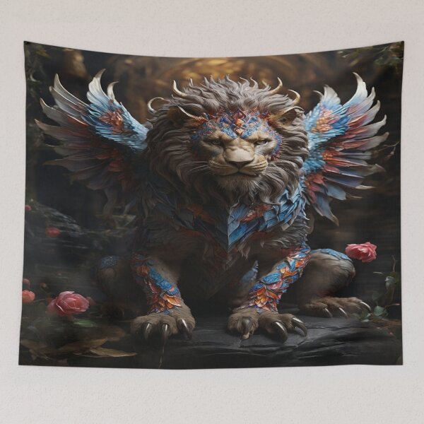 Item preview,  A mesmerizing manticore lion-like body elegantly. designed and sold by Cherryblossom50.