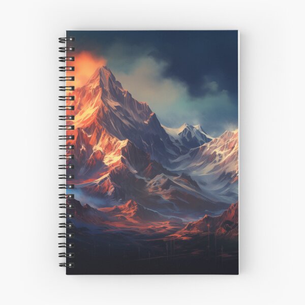 Aperçu de l'œuvre Montagne puissante créée et vendue par PrintPulseInk.