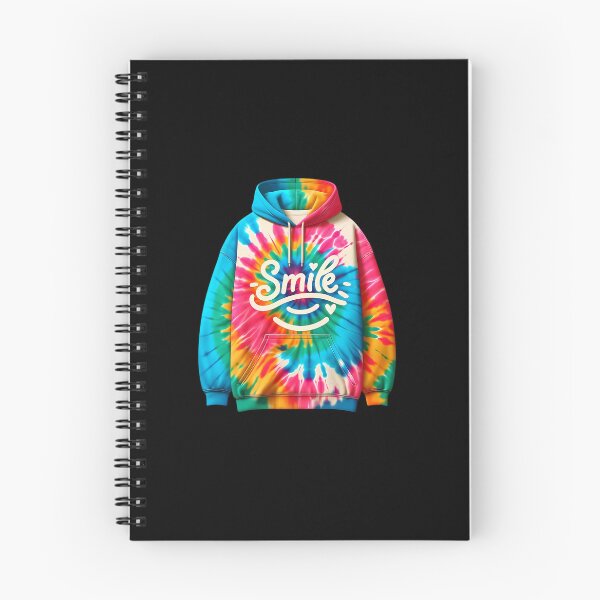 Item preview, Rainbow Smile Tie-Dye Hoodie designed and sold by M-ormin.