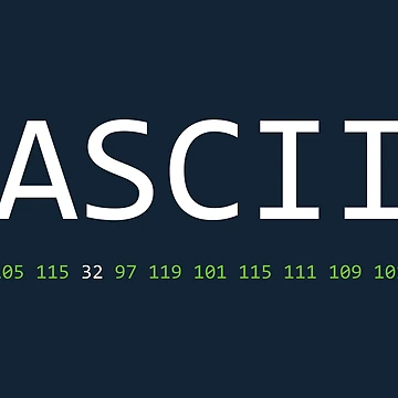 Artwork thumbnail, ASCII is awesome - Computer Programming by Programming Jokes