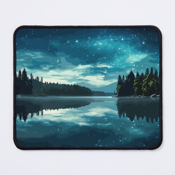 Item preview, Starry Sky By The Lake designed and sold by Vector Scout Lab.