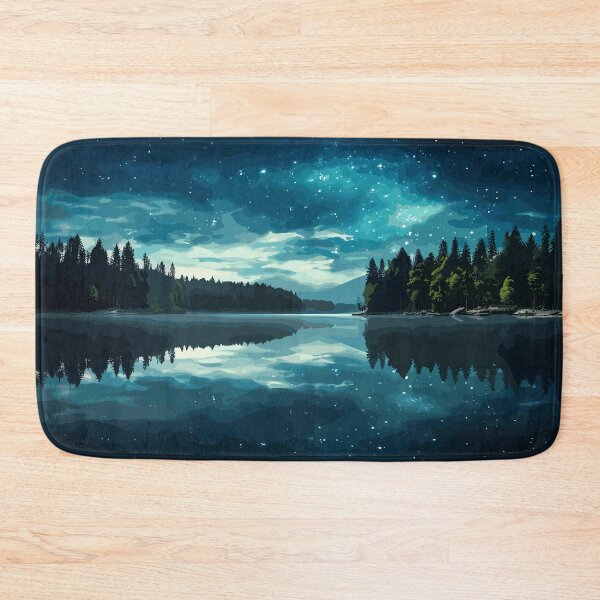 Item preview, Starry Sky By The Lake designed and sold by Vector Scout Lab.