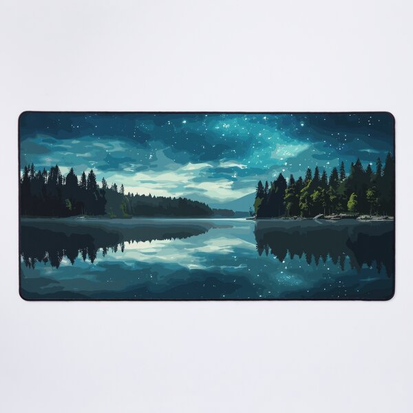 Item preview, Starry Sky By The Lake designed and sold by Vector Scout Lab.