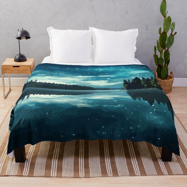 Item preview, Starry Sky By The Lake designed and sold by Vector Scout Lab.