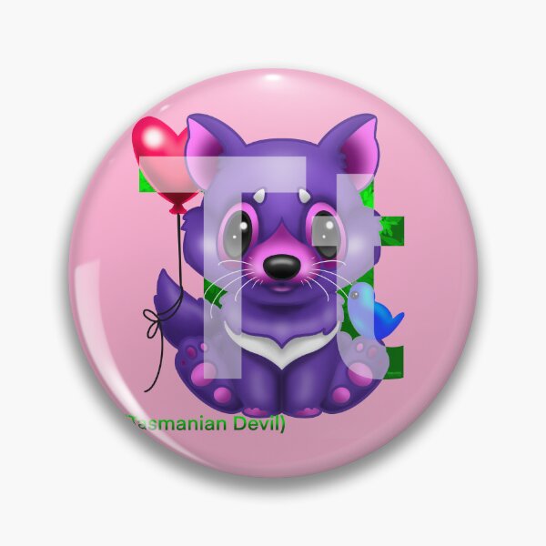 Item preview, Weird Animals A-Z Tasmanian Devil designed and sold by MetroInk.
