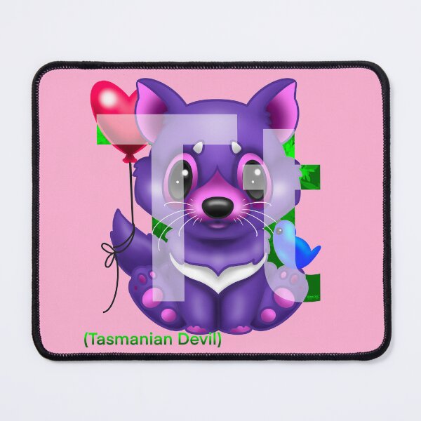 Item preview, Weird Animals A-Z Tasmanian Devil designed and sold by MetroInk.