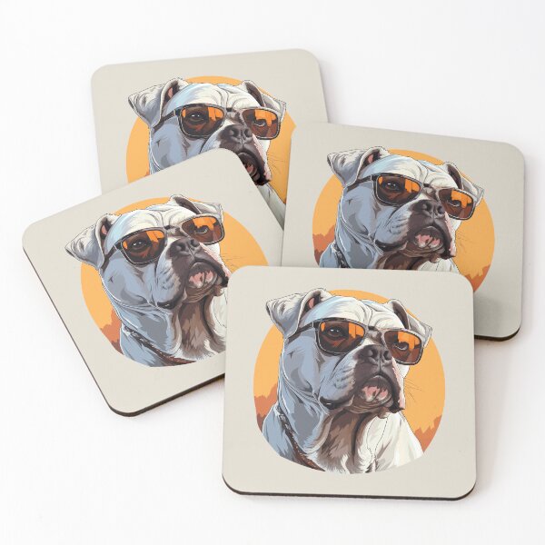 Item preview, Arnie's Sunset Gaze: American Bulldog Panache designed and sold by URBN. WILD.