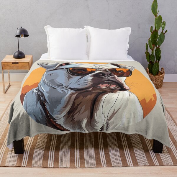Item preview, Arnie's Sunset Gaze: American Bulldog Panache designed and sold by URBN. WILD.