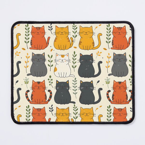 Item preview, Cartoon Cute Kittens Seamless Pattern No.6 designed and sold by Primprapar.