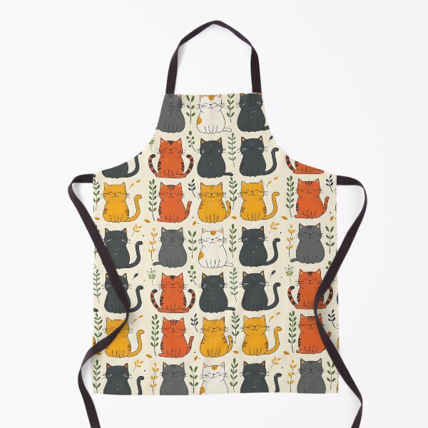 Item preview, Cartoon Cute Kittens Seamless Pattern No.6 designed and sold by Primprapar.