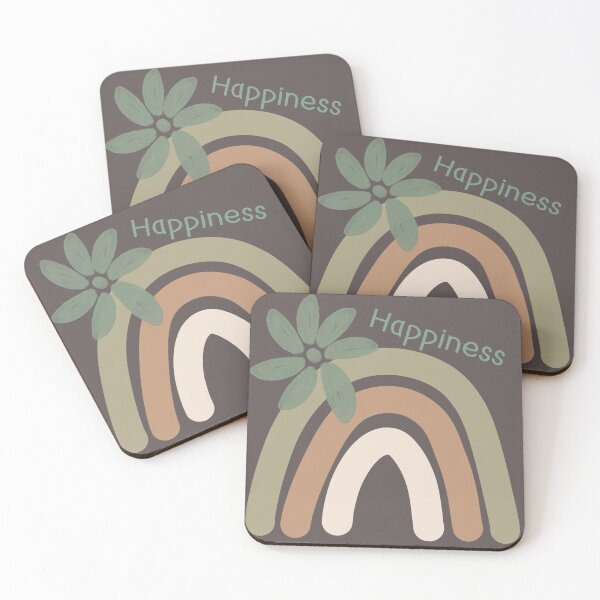 Item preview, Happiness - boho floral rainbow design designed and sold by PrettyPinkSkies.