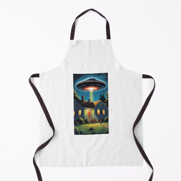 Item preview, Celestial Abduction: UFO Over Home designed and sold by GrizzlyCollective.