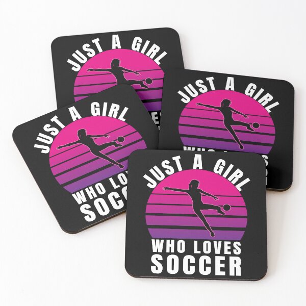 Item preview, Just a Girl Who Loves Soccer designed and sold by Blok45.