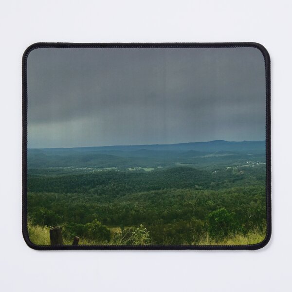 Item preview, Overcast Valley Panorama - Colourful designed and sold by randoridesbikes.