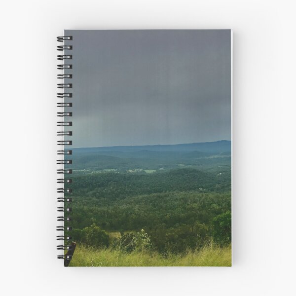 Item preview, Overcast Valley Panorama - Colourful designed and sold by randoridesbikes.