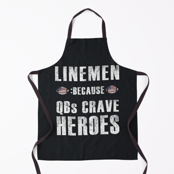 Item preview, LINEMEN:BECAUSE QBs CRAVE HEROES designed and sold by XTSTUDIOART.