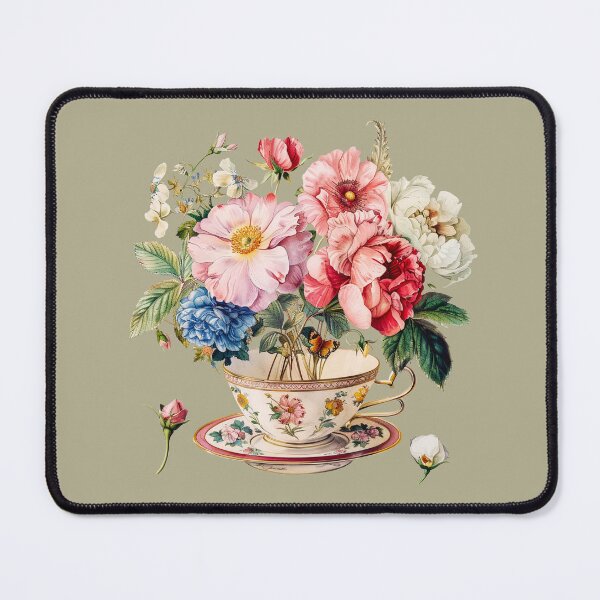 Item preview, Vintage teacup with beautiful floral. designed and sold by Chomchol.