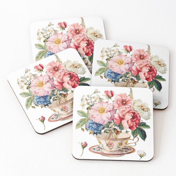 Item preview, Vintage teacup with beautiful floral. designed and sold by Chomchol.