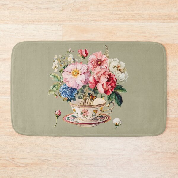 Item preview, Vintage teacup with beautiful floral. designed and sold by Chomchol.