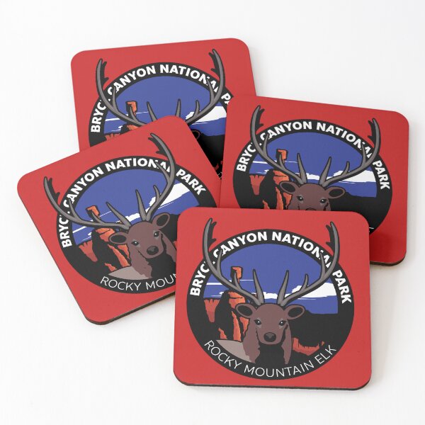 Item preview, Elk Bryce Canyon National Park Badge designed and sold by SUPERHERON.