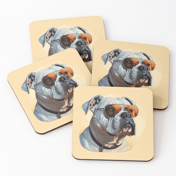 Item preview, Arnie's Cool Stare: American Bulldog Chic designed and sold by URBN. WILD.