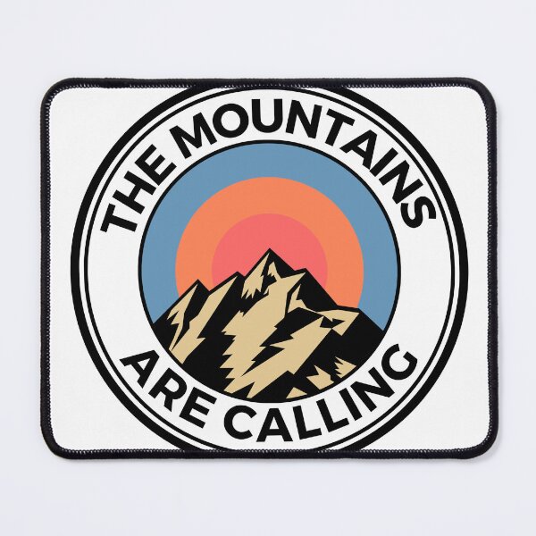 Item preview, The Mountains Are Calling designed and sold by cursedcartoons.