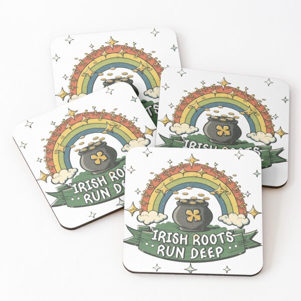 Item preview, Irish Roots Run Deep Saint Patrick's T-Shirt for Proud Irish Americans designed and sold by Ash-Graphic.