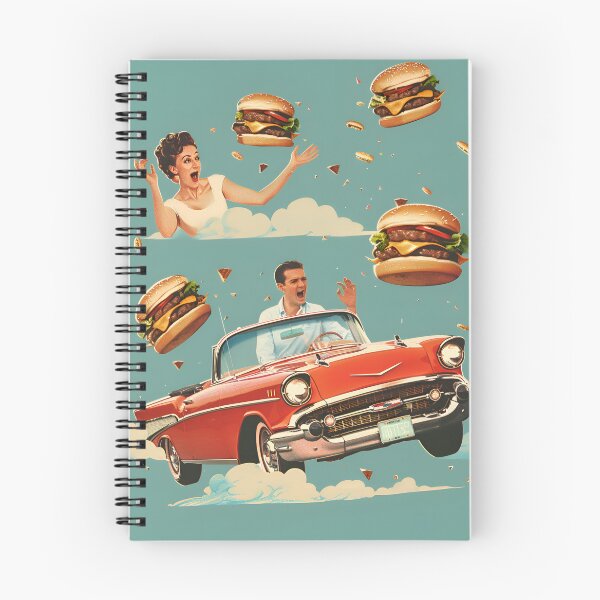 Item preview, Cheeseburgers, red 1950's style convertable, shock designed and sold by oilidesing.
