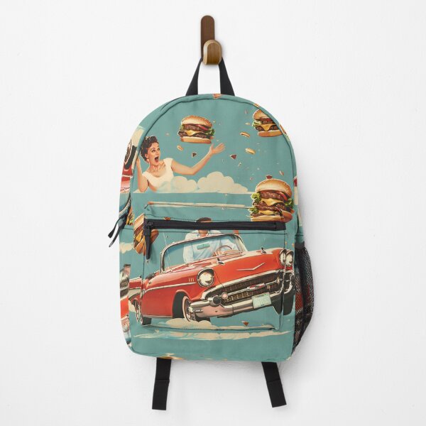Item preview, Cheeseburgers, red 1950's style convertable, shock designed and sold by oilidesing.