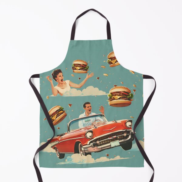 Item preview, Cheeseburgers, red 1950's style convertable, shock designed and sold by oilidesing.