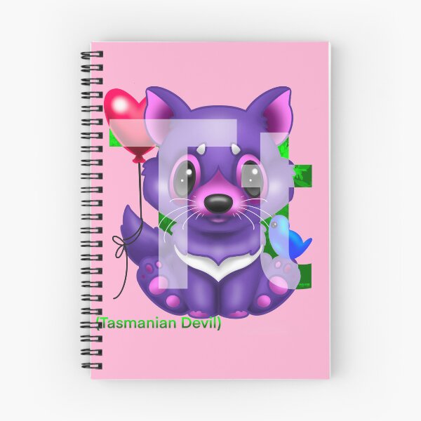 Item preview, Weird Animals A-Z Tasmanian Devil designed and sold by MetroInk.