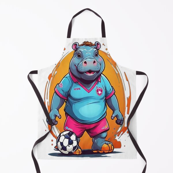 Item preview, FOOTBALLER HIPPO designed and sold by likbatonboot.