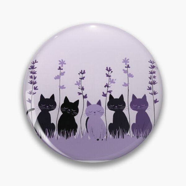 Item preview, Lavender with cats designed and sold by FlowersColorful.