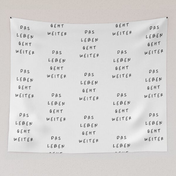 Item preview, DAS LEBEN GEHT WEITER | Minimalist Style | Handwritten Font designed and sold by RM-Journey.