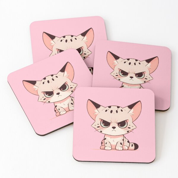 Item preview, Grumpy Savannah Cat designed and sold by Anna Halasek.