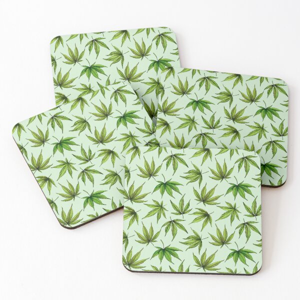Item preview, High Life - Green Marijuana Leaf Pattern designed and sold by Fanverse Merchandise.